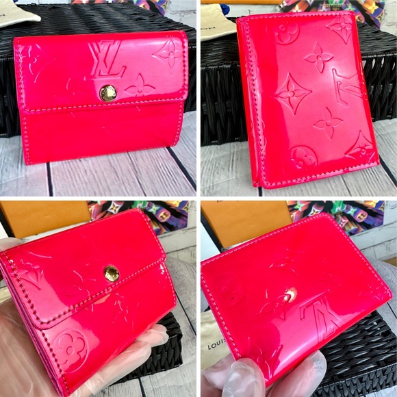 Louis Vuitton pink vernis leather ludlow card holder coin case - Picture 4 of 16